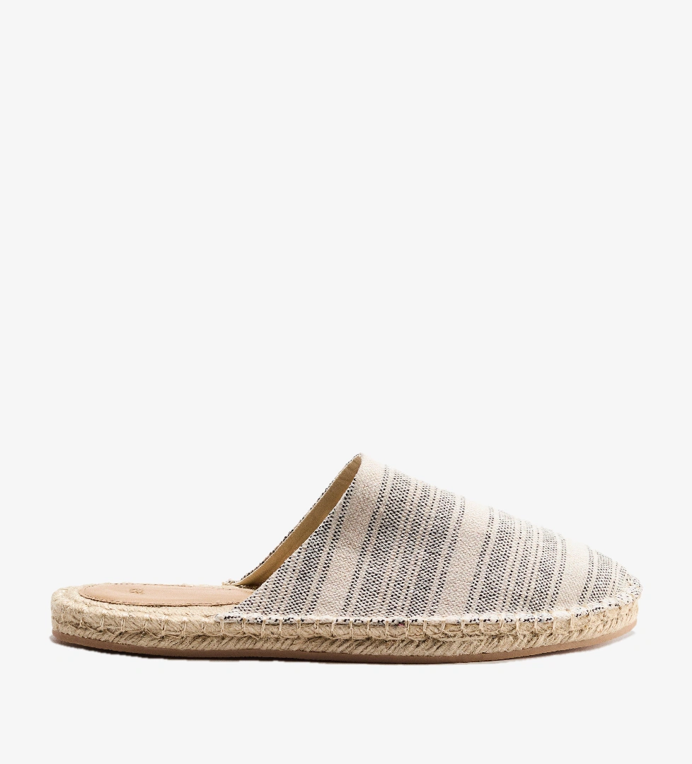 H&m Krem Çizgili H&m Espadril
