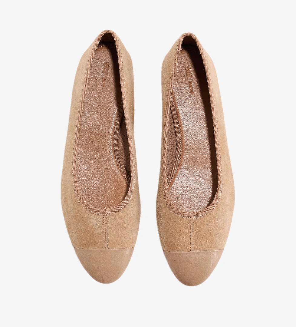 H&m H&m Bej Süet Babet H&M'da! Bej - 1. görsel
