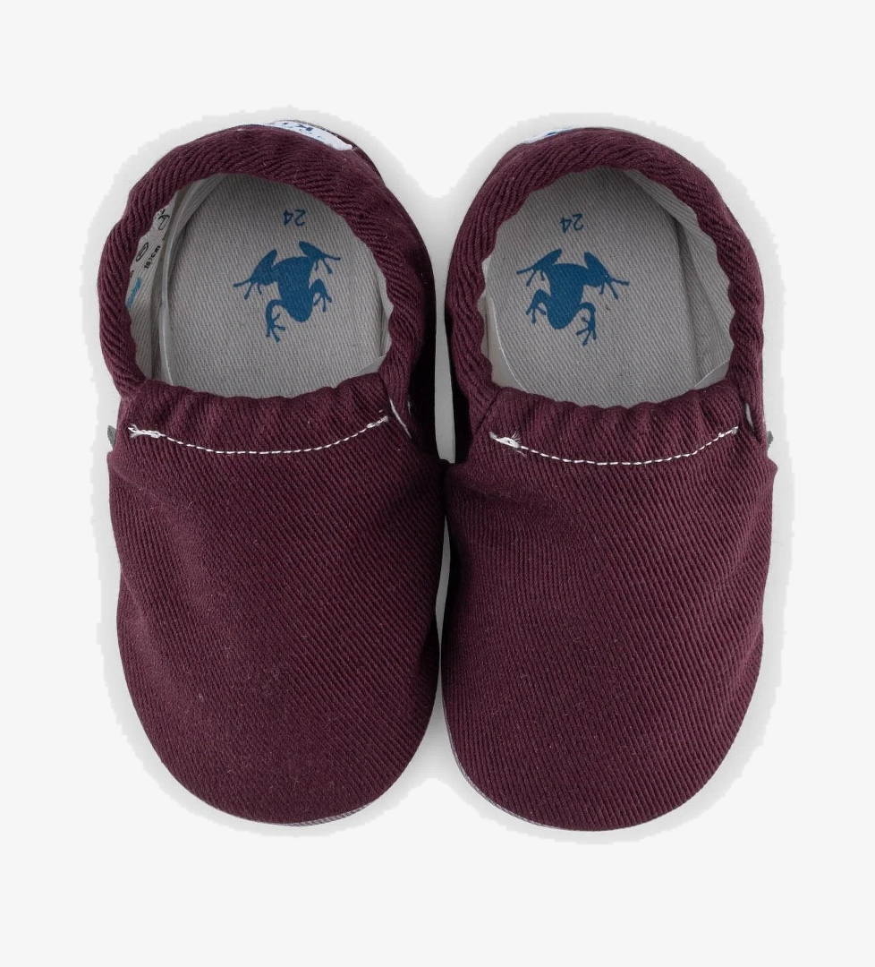 Hopfrög Recycled Canvas Hyper Eco Bordo Barefoot Patik (Hediye Seti) model görseli