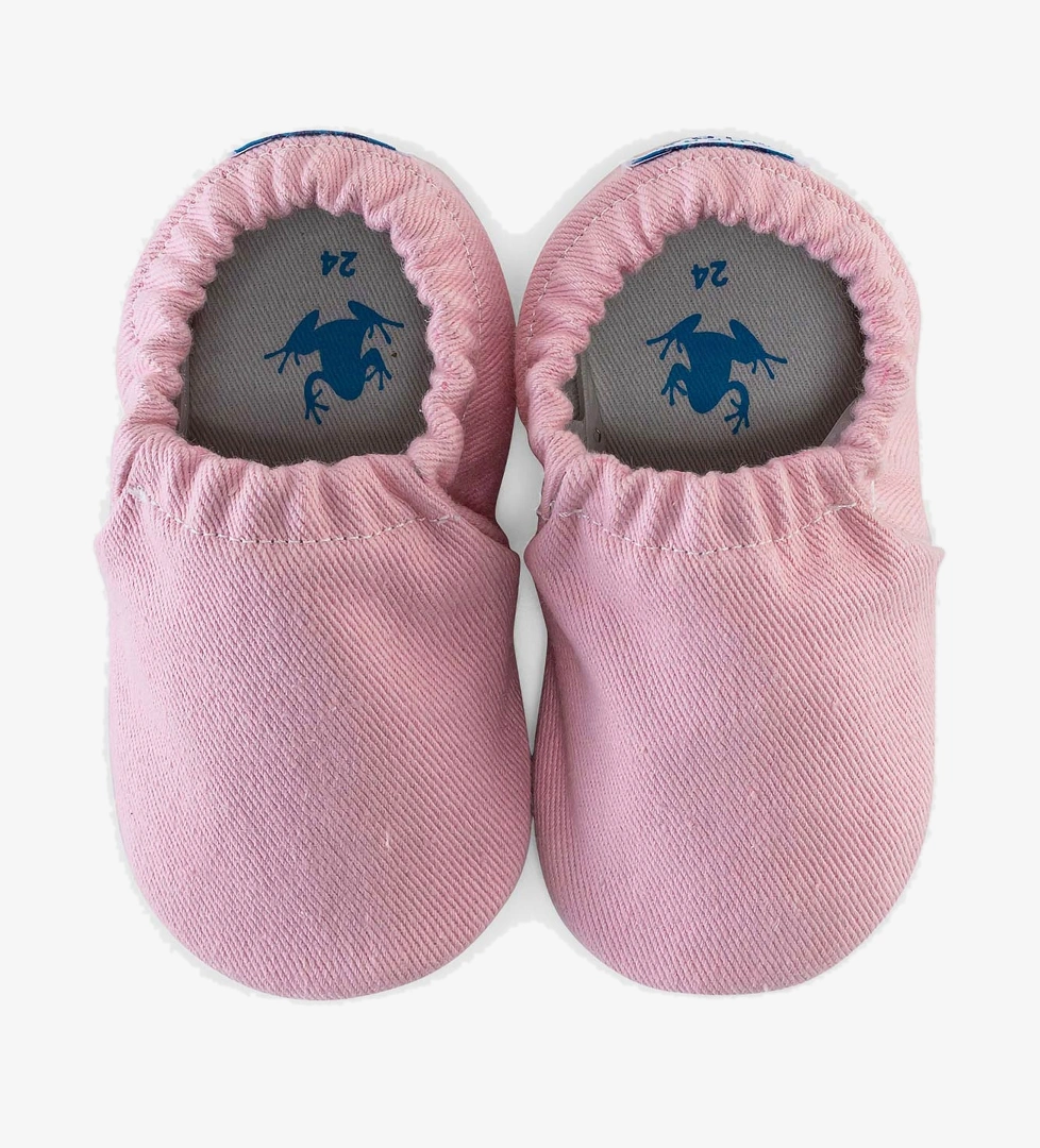 Recycled Canvas Basic Eco Pudra Barefoot Patik - Görsel 1