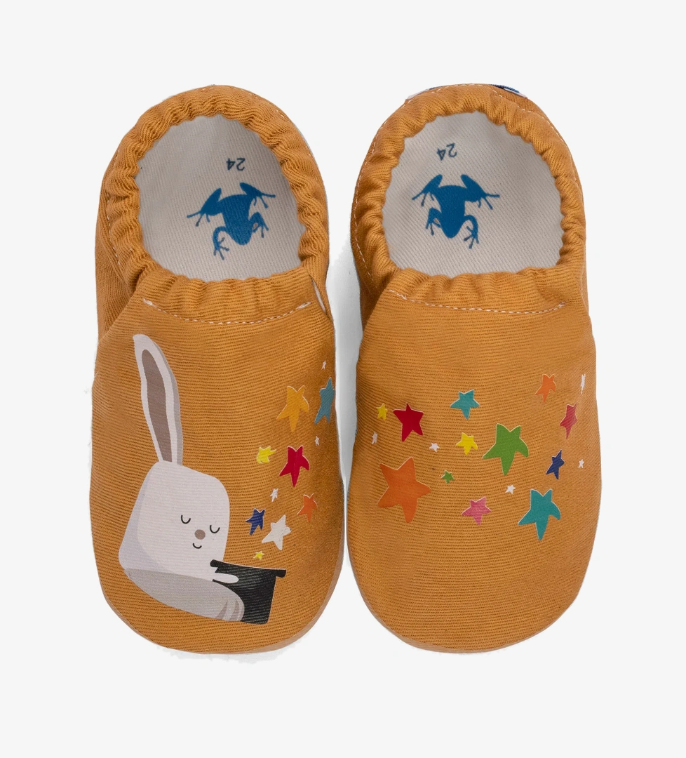 Hopfrög Bunny Wizard Hyper Ballı Hardal Barefoot Akıllı Patik model görseli