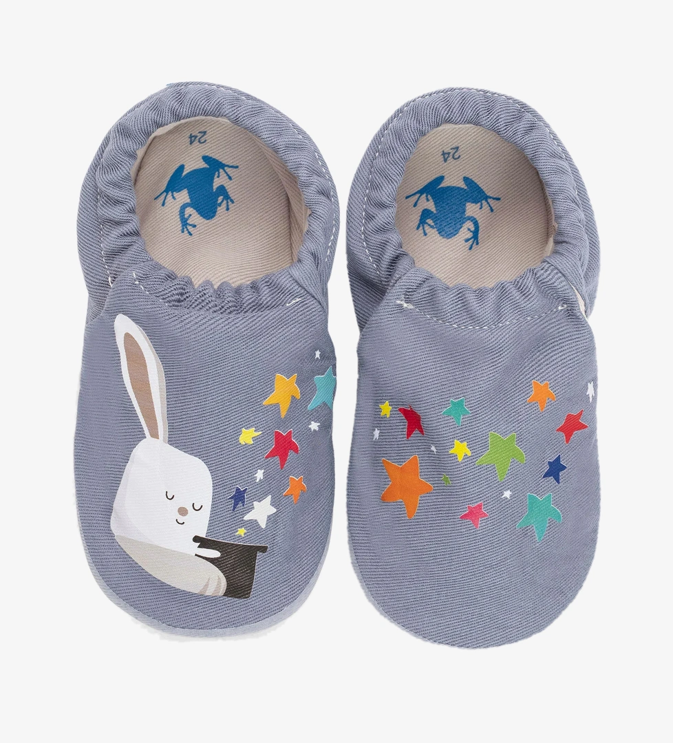 Hopfrög Bunny Wizard Hyper Toz Mavi Barefoot Akıllı Patik model görseli