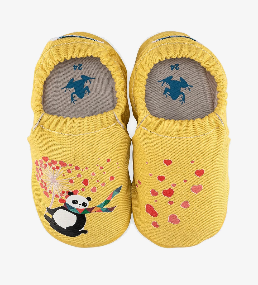 Flying Hearts Hyper Kumsal Sarı Barefoot Akıllı Patik - Görsel 1