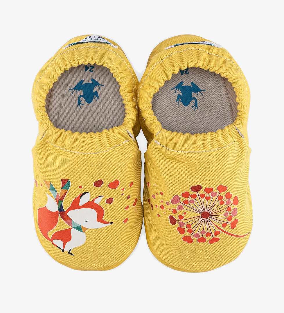 Dear Fox Hyper Kumsal Sarı Barefoot Akıllı Patik - Görsel 1