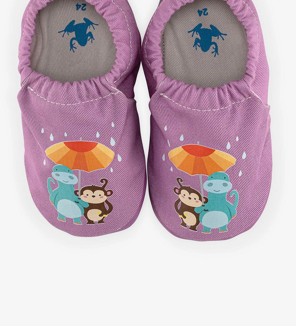 Umbrella Flower Hyper Mor Menekşe Barefoot Akıllı Patik - Görsel 1