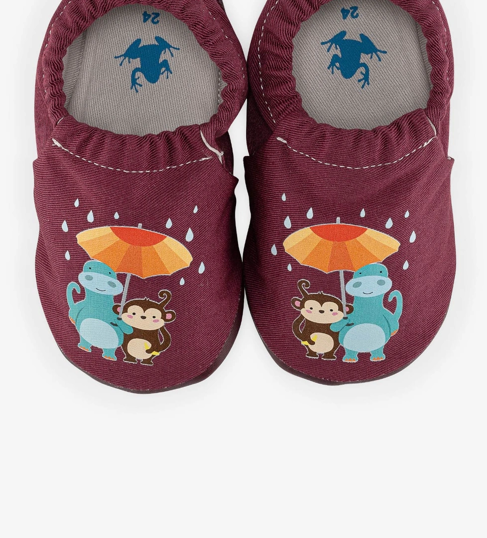 Hopfrög Umbrella Flower Hyper Mürdüm Barefoot Akıllı Patik model görseli