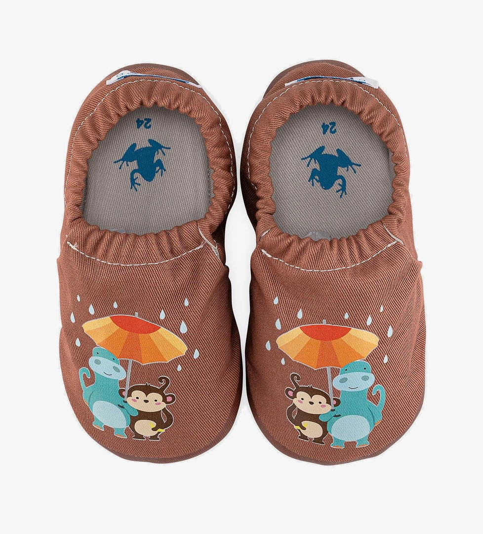 Hopfrög Umbrella Flower Hyper Tarçın Kahve Barefoot Akıllı Patik model görseli