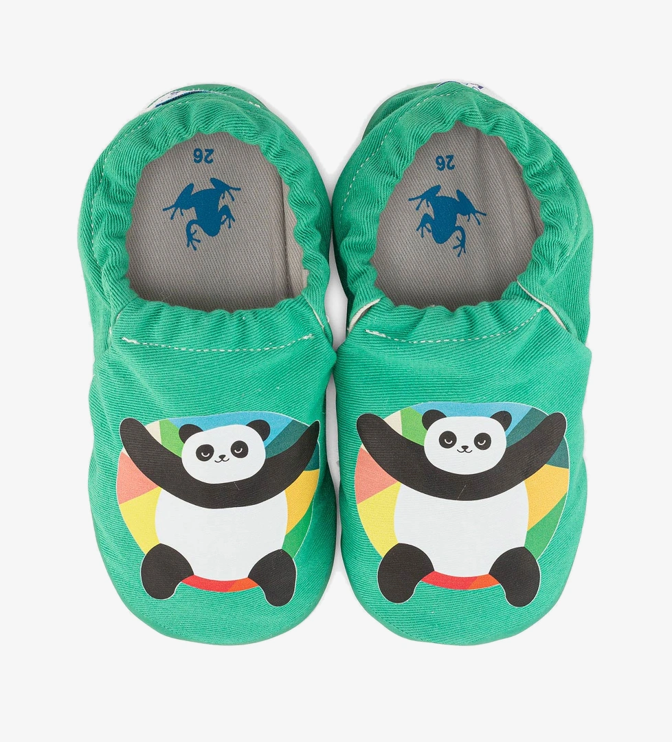 Panda Bear Hyper Nane Çayı Yeşil Barefoot Akıllı Patik - Görsel 1