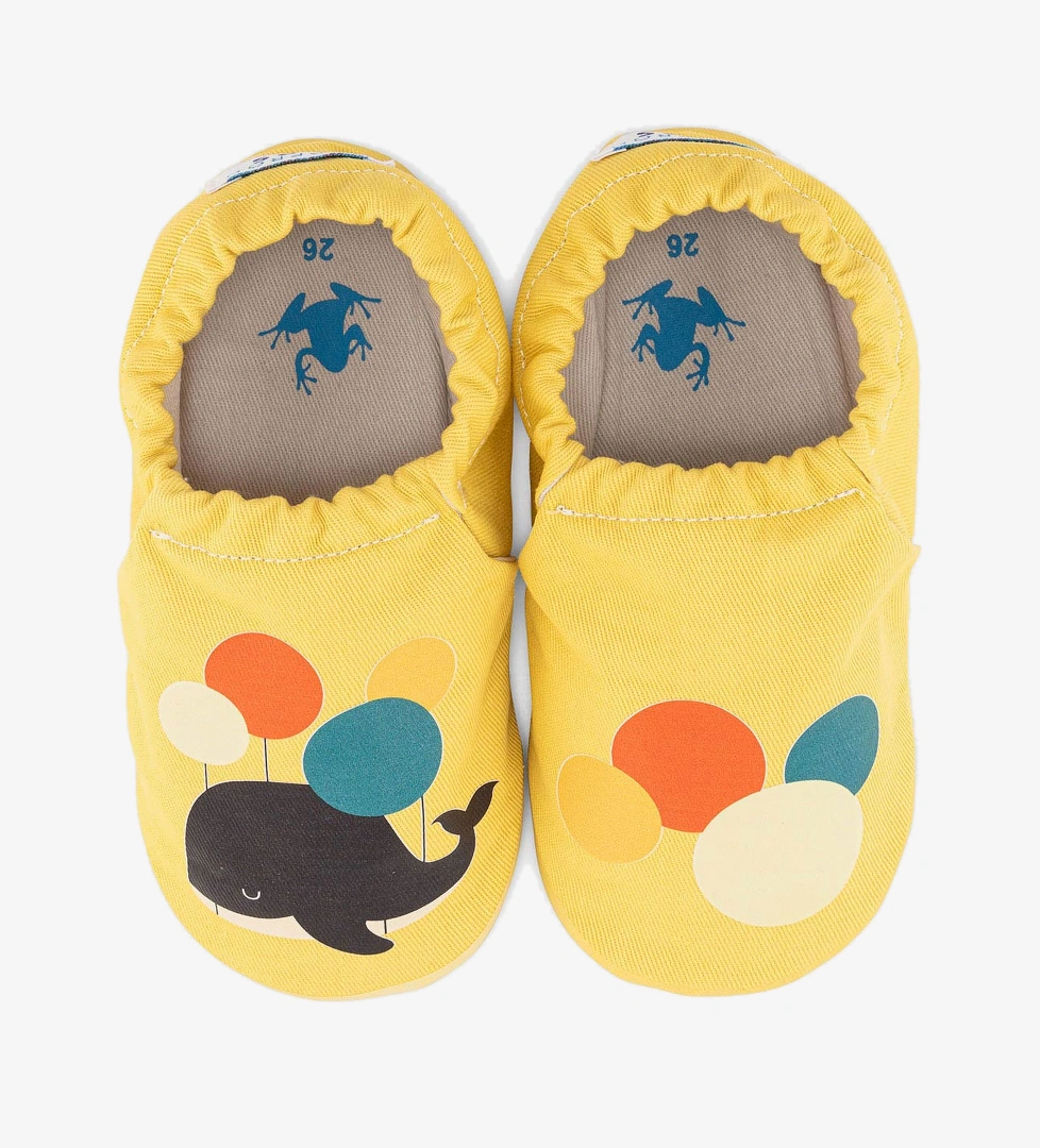 Hopfrög Mobi Kid Hyper Kumsal Sarı Barefoot Akıllı Patik model görseli