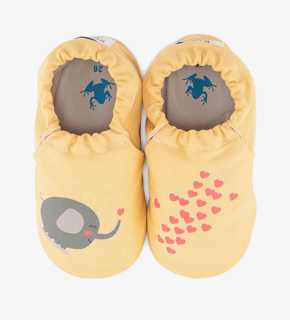 Cute Hose Hyper Pastel Sarı Barefoot Akıllı Patik - Görsel 1