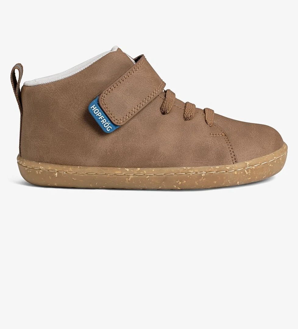 Hopfrög Smart Walker High Top Kahverengi Meşe Barefoot Çocuk Bot model görseli