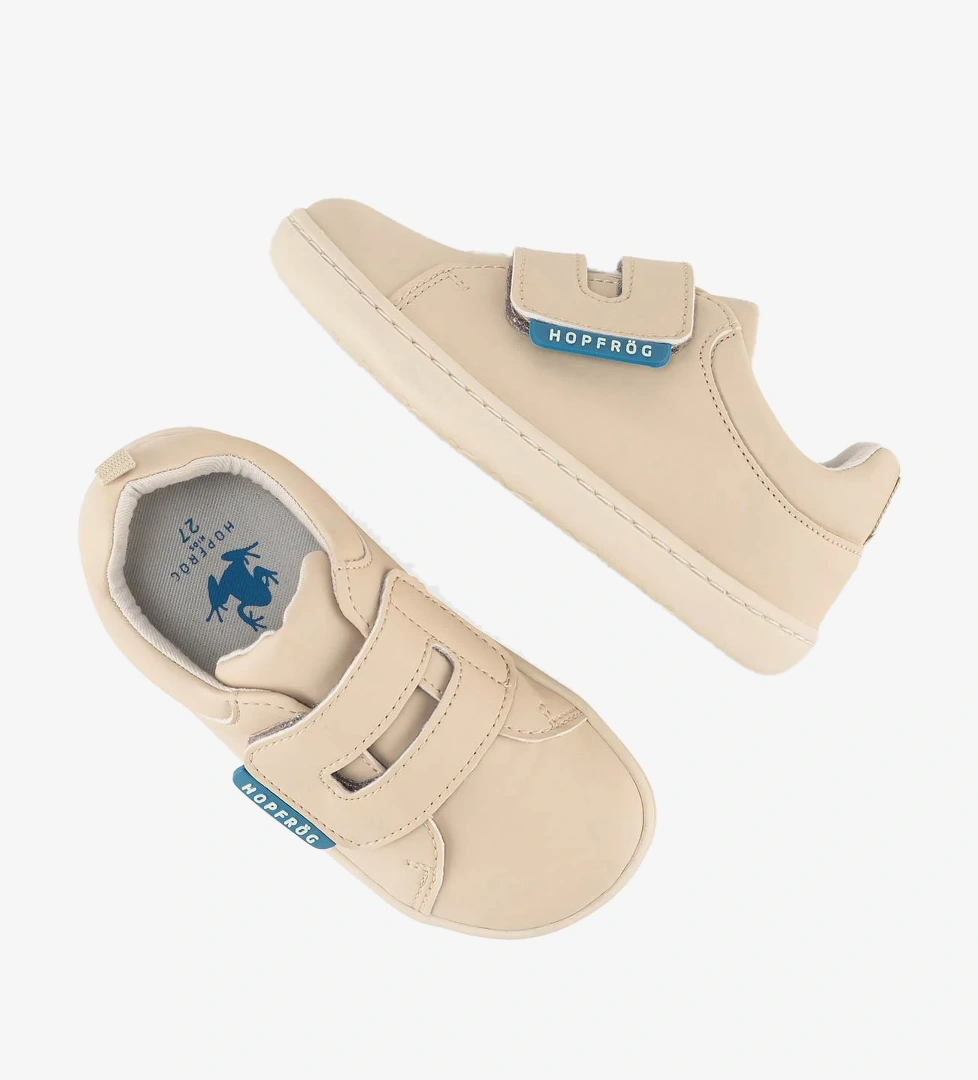 Hopfrög Smart Walker Casual Süper Mat Bej Barefoot Çocuk Ayakkabı model görseli