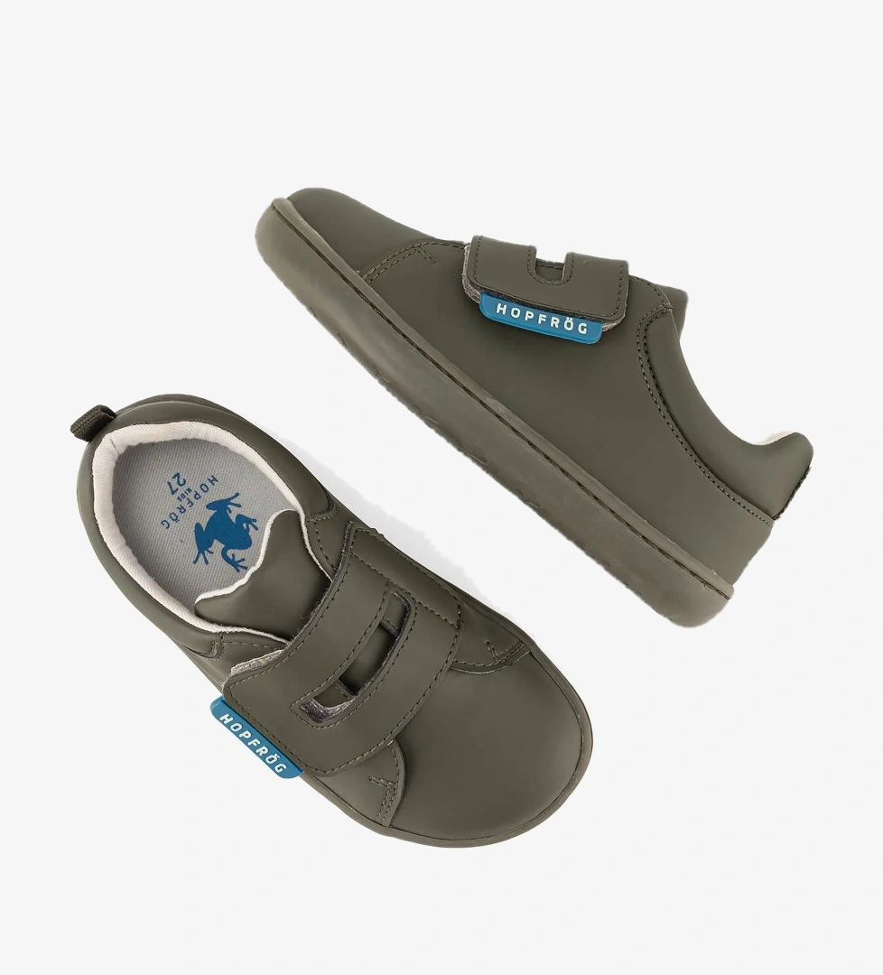 Smart Walker Casual Süper Mat Haki Barefoot Çocuk Ayakkabı - Görsel 1