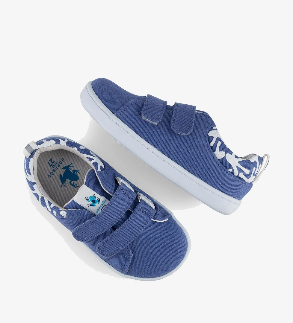 Smart Walker Recycled Canvas Eco Menekşe Barefoot Çocuk Ayakkabı - Görsel 1