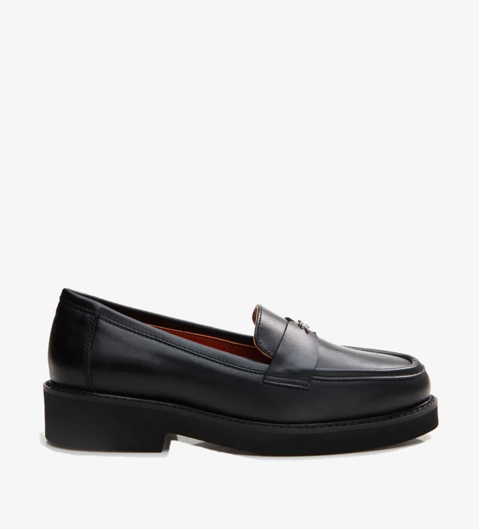 Kadın Deri Siyah Loafer