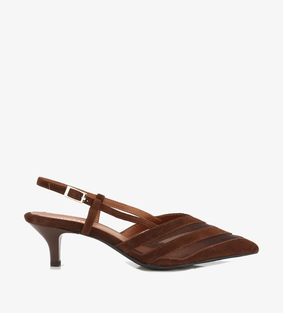 Hotiç Kahverengi Hotiç Arkasi Stiletto