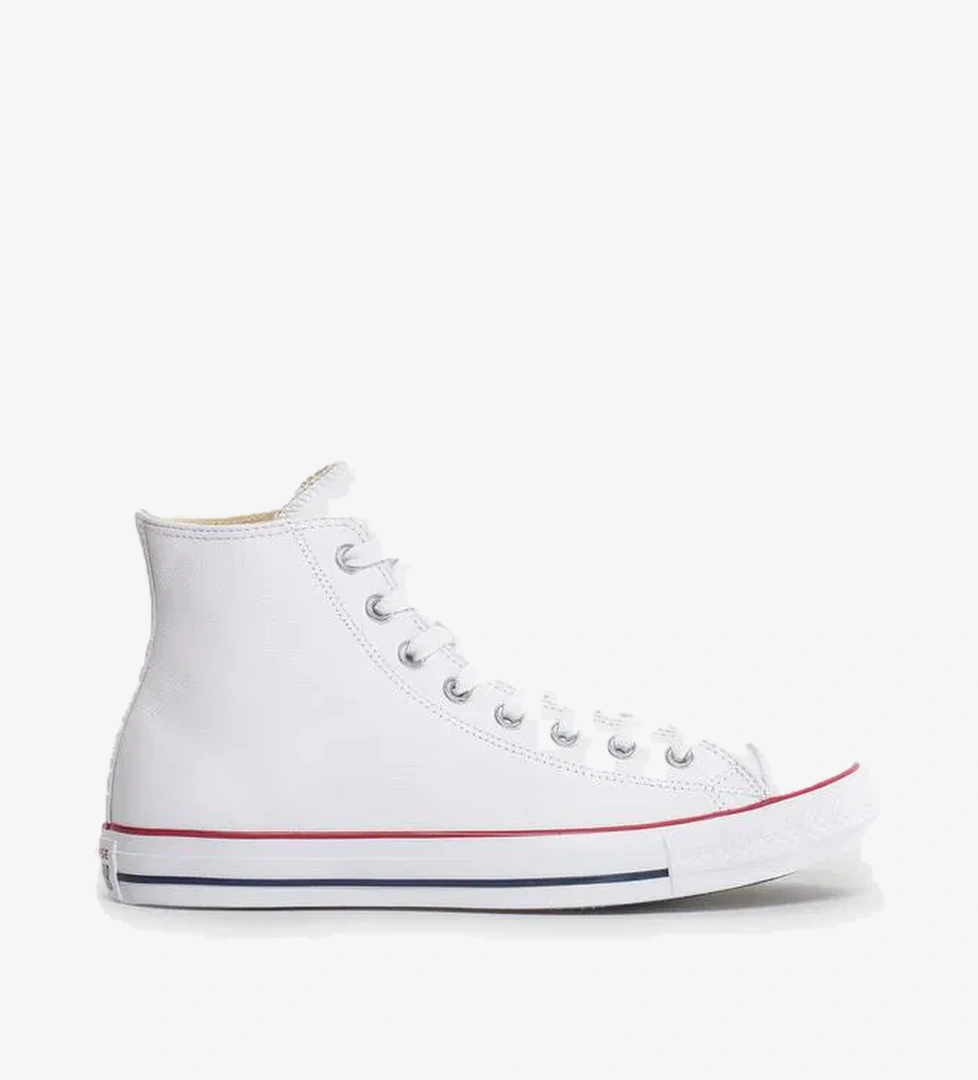 Converse Chuck Taylor All Star Hi Deri Unisex Beyaz Sneaker