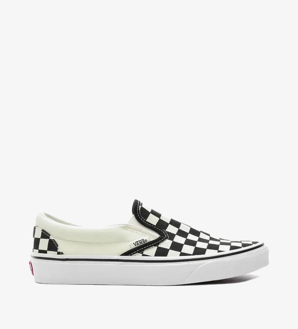 Vans Classic Slip-On Checkerboard Siyah - Bej Unisex Sneaker