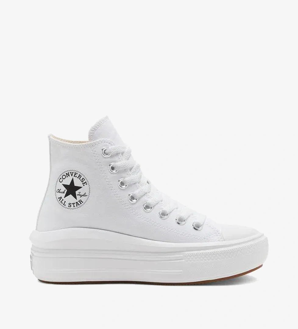 Converse Chuck Taylor All Star Move Platform Hi Kadın Beyaz Sneaker - Görsel 1