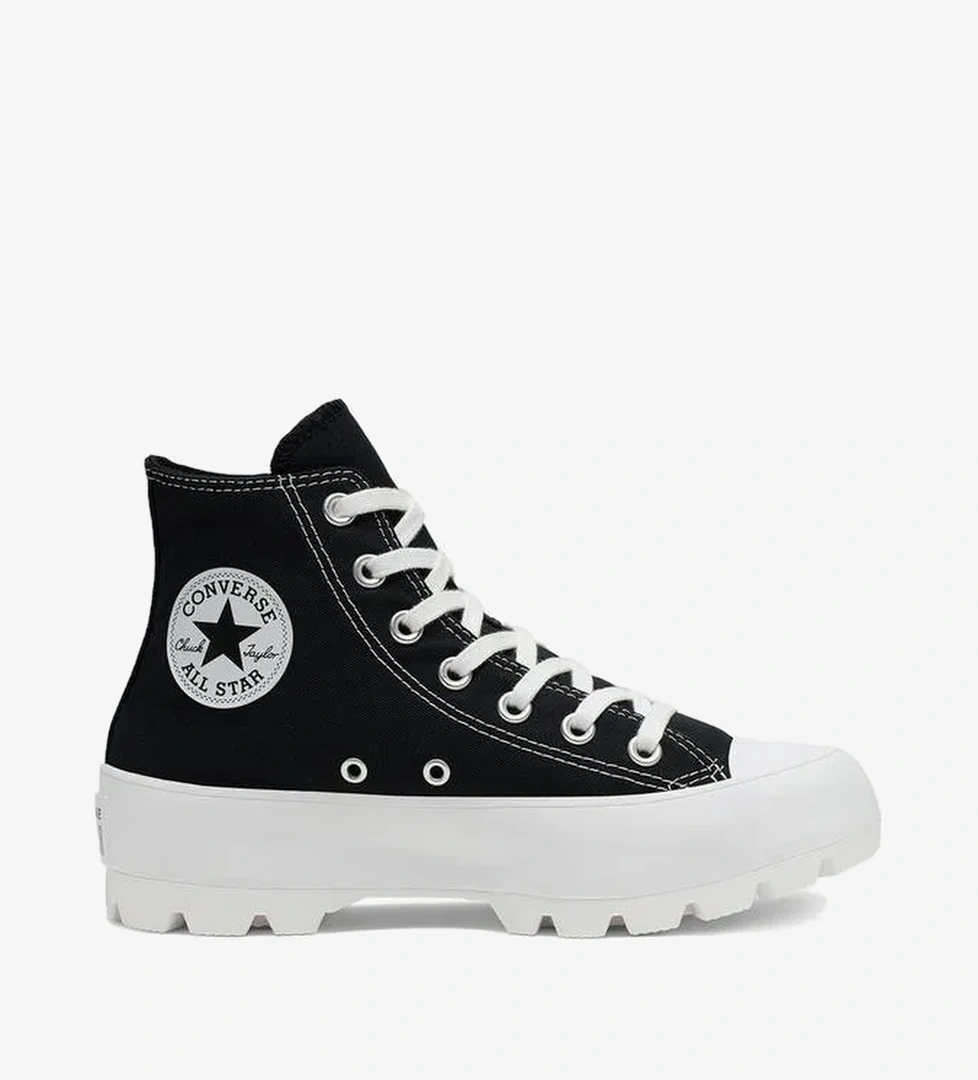Converse Chuck Taylor All Star Lugged Hi Kadın Platform Siyah Sneaker