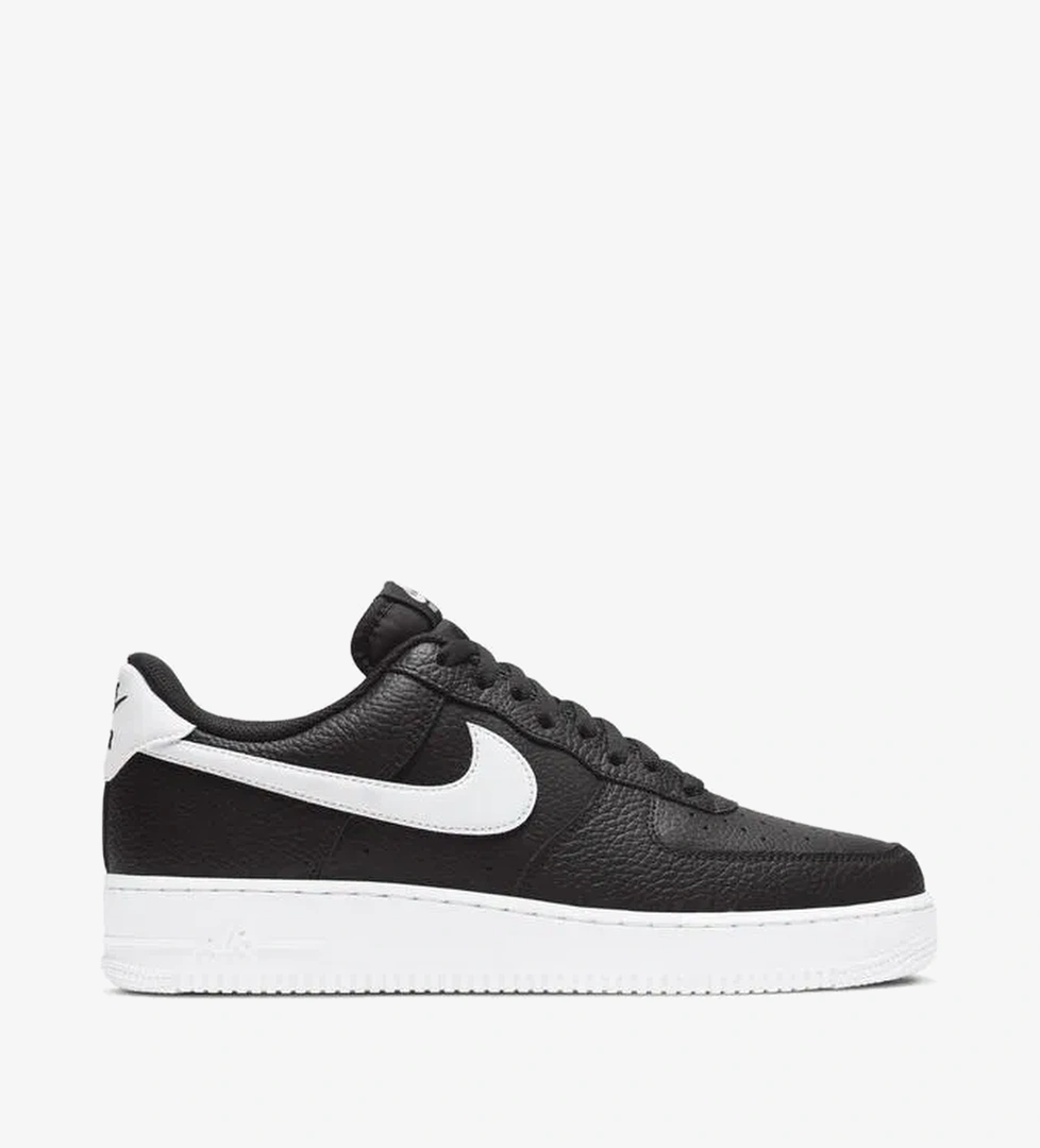Nike Air Force 1 '07 Erkek Siyah Spor Ayakkabı