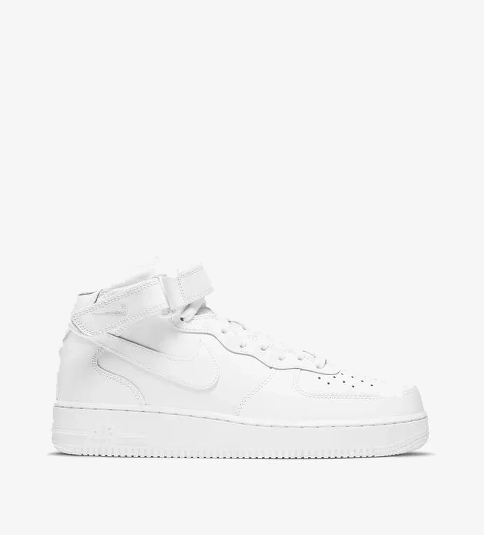 Nike Air Force 1 Mid '07 Erkek Beyaz Spor Ayakkabı