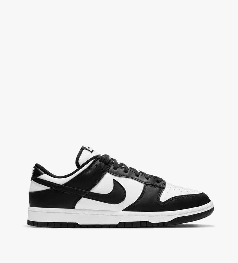 Nike Dunk Low Retro Erkek Siyah/Beyaz Sneaker