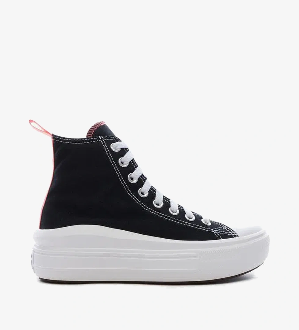 Converse Chuck Taylor All Star Move Canvas Platform Çocuk Siyah Sneaker - Görsel 1