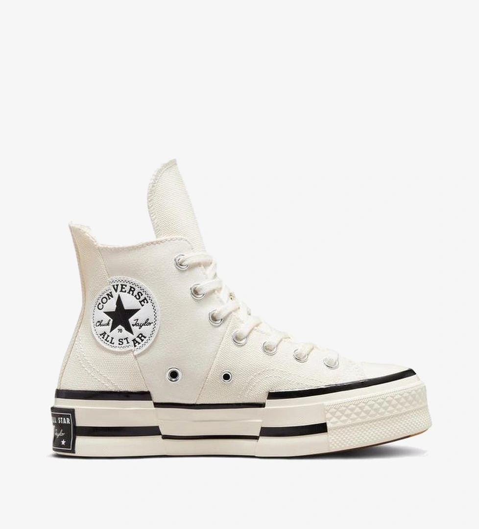 Converse Chuck 70 Plus Canvas Unisex Beyaz Sneaker - Görsel 1