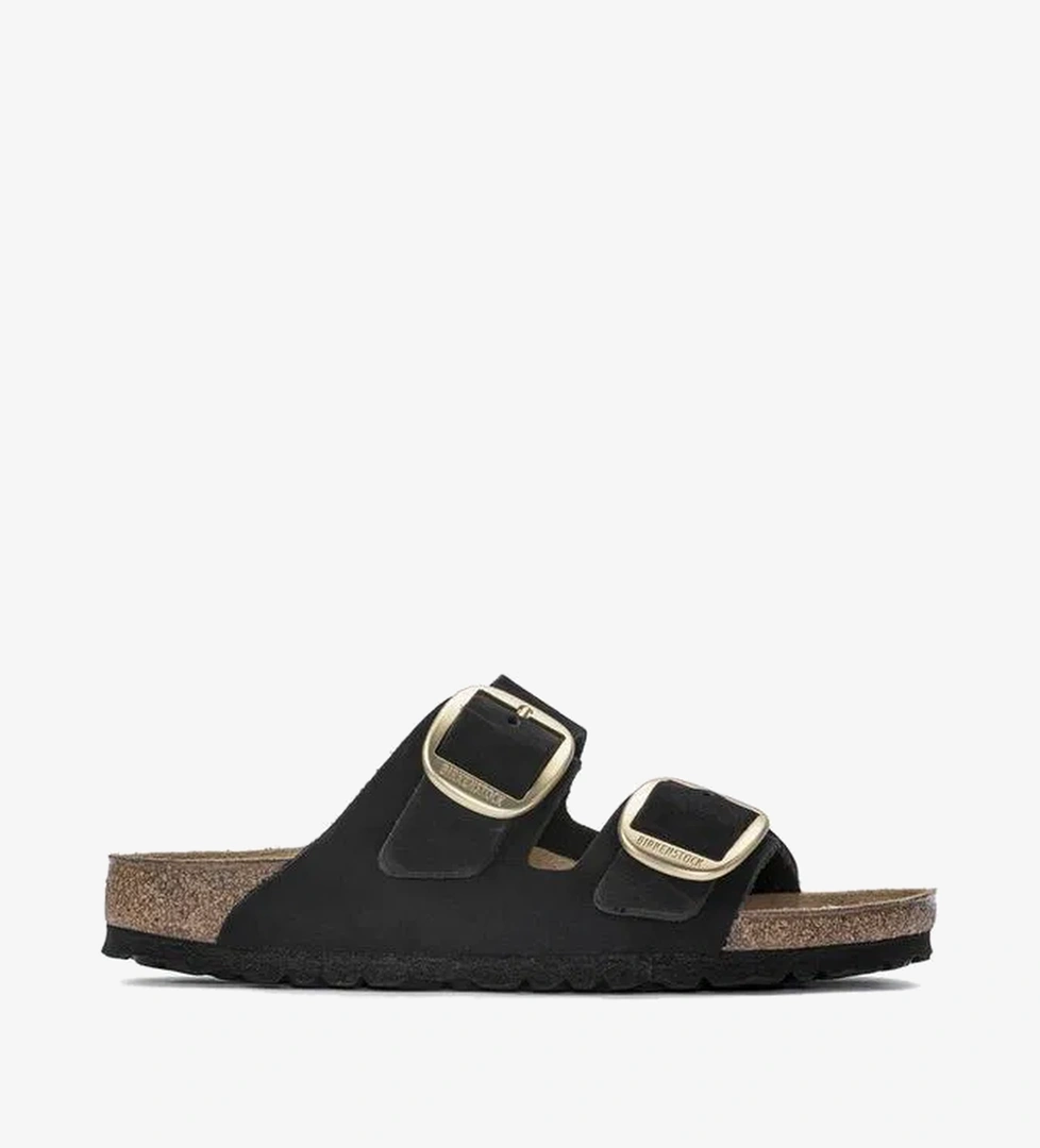 Birkenstock Arizona Big Buckle Lenb Kadın Siyah Terlik