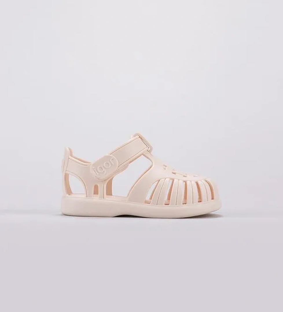 Igor Tobby Solid Bebek Krem Sandalet
