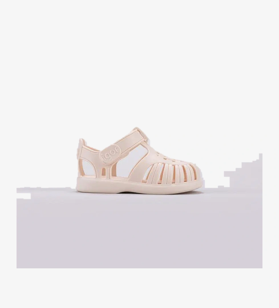 Igor Tobby Solid Bebek Krem Sandalet