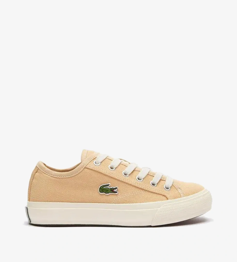 Lacoste Backcourt Kadın Bej Sneaker - Görsel 1
