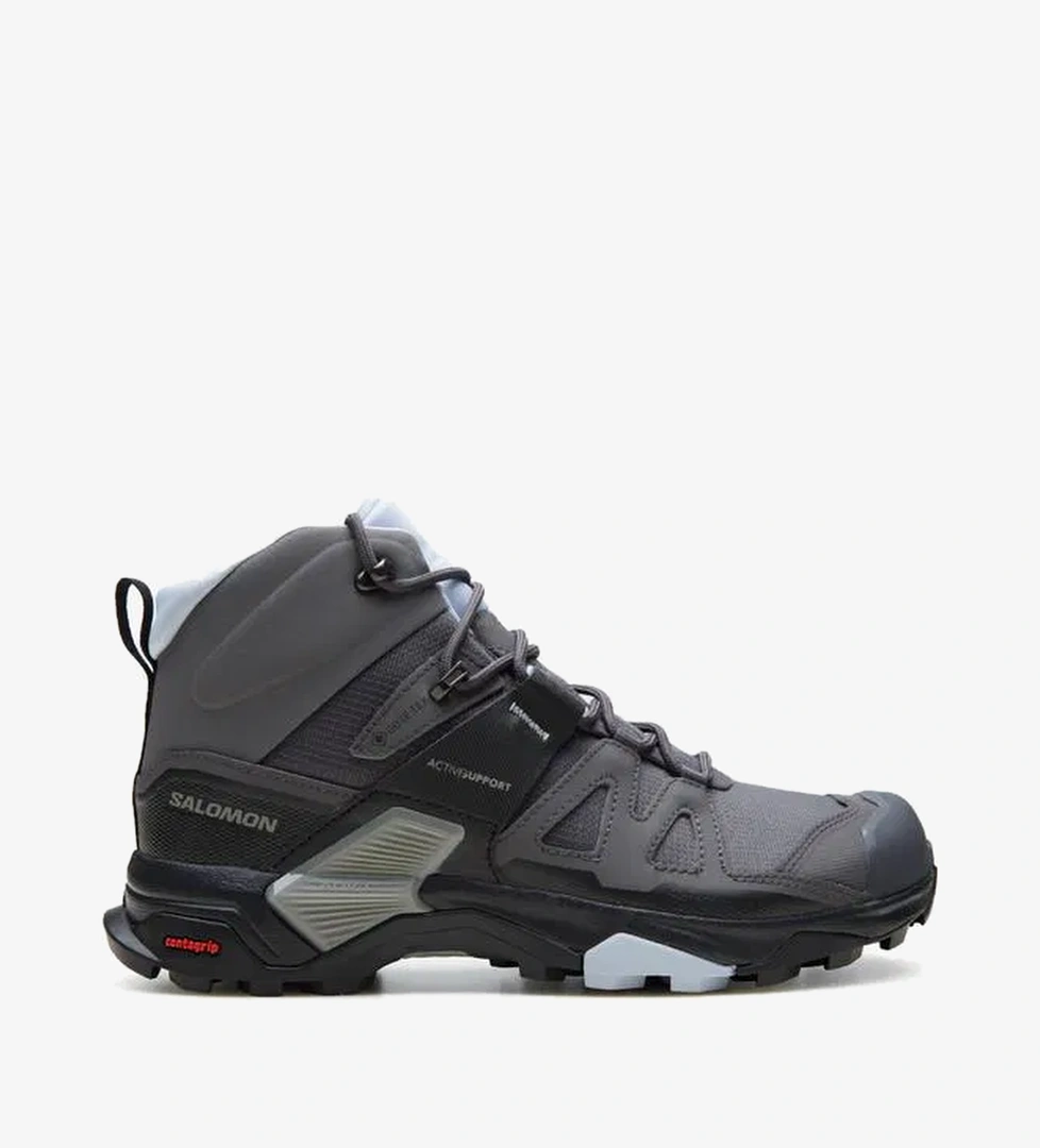Salomon X Ultra 4 Mid Gore-Tex Kadın Gri Outdoor Ayakkabı - Görsel 1