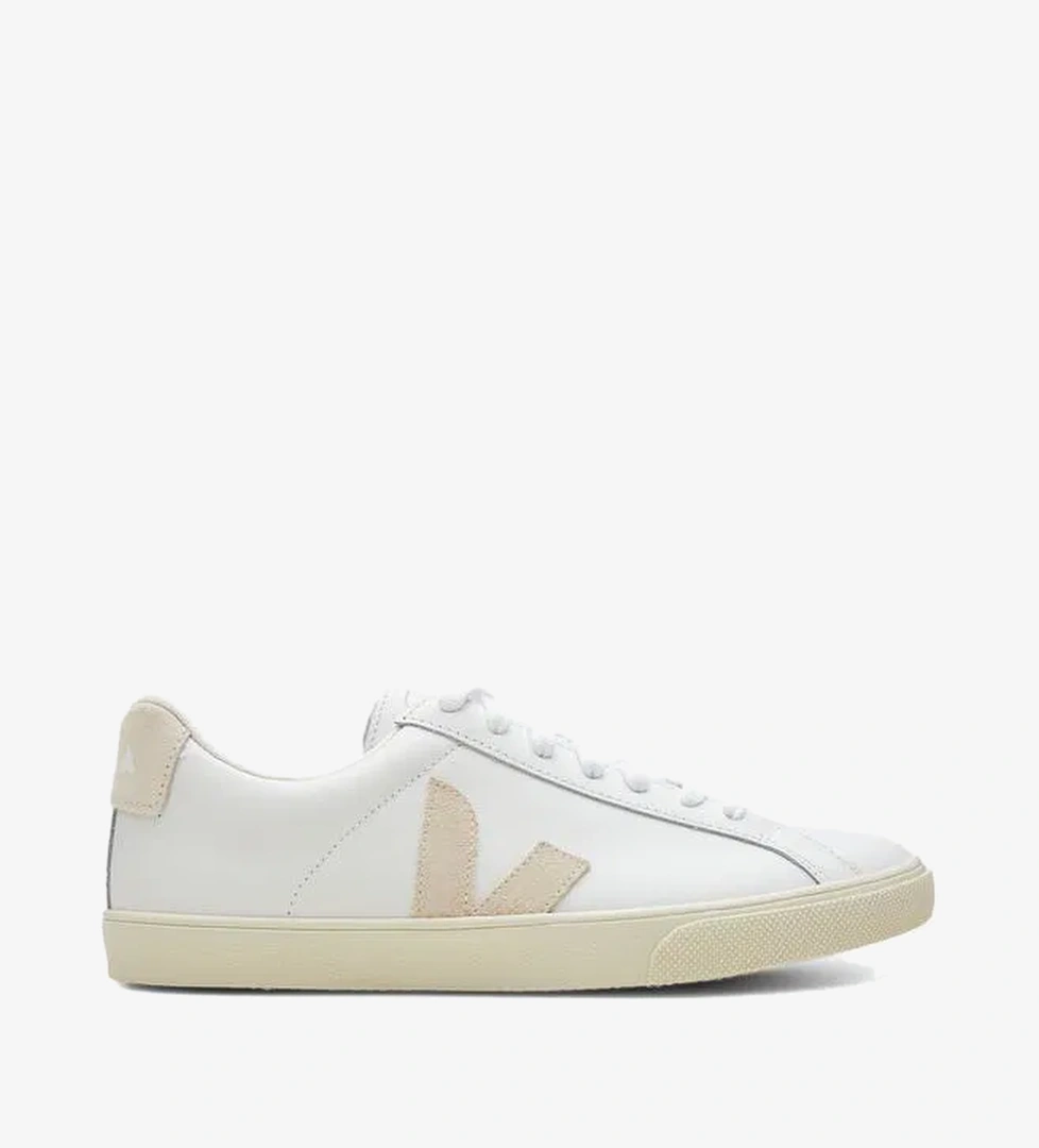 Veja Esplar Logo Leather Erkek Beyaz Sneaker