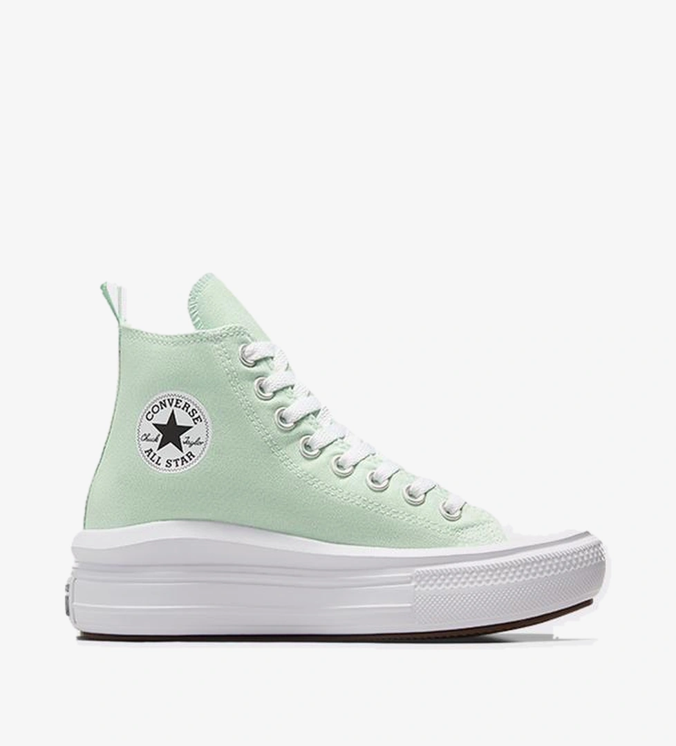 Converse Chuck Taylor All Star Move Platform Çocuk Yeşil Sneaker - Görsel 1