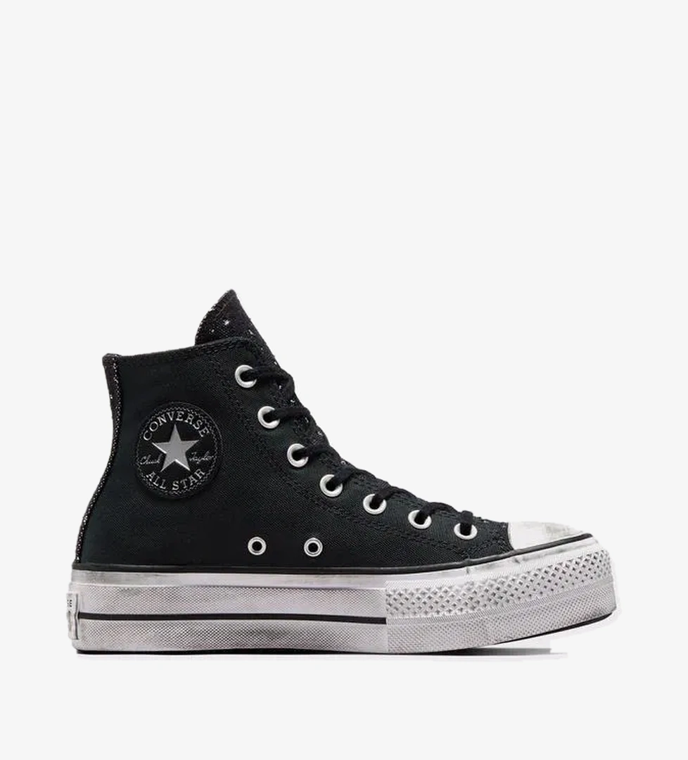 Converse Chuck Taylor All Star Lift Platform Chrome Unisex Siyah Sneaker - Görsel 1