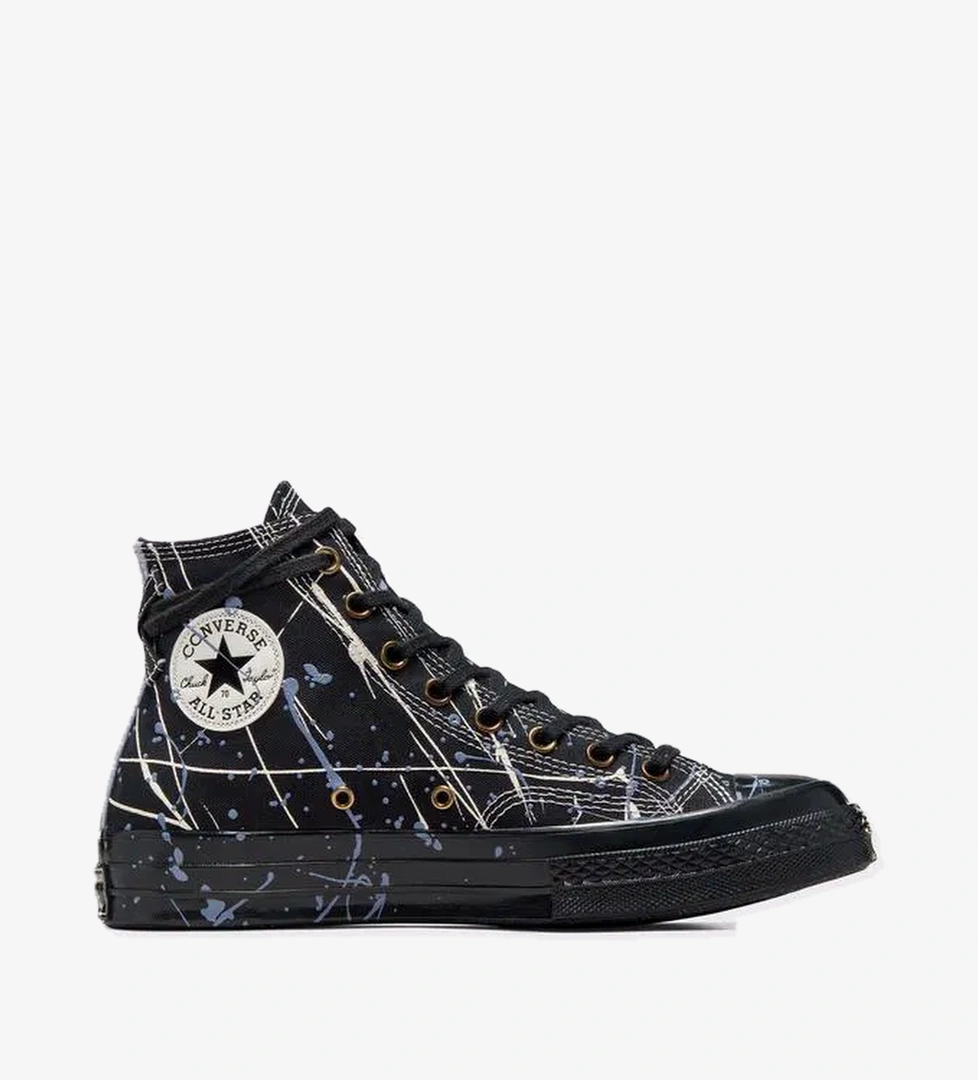 Converse Chuck 70 Paint Splatter Kadın Siyah Sneaker