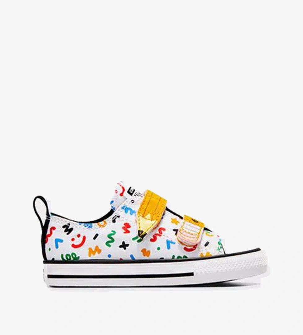 Converse Chuck Taylor All Star Easy On Doodles Bebek Beyaz Sneaker
