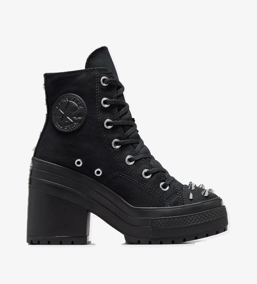 Converse Converse Chuck 70 De Luxe Heel Platform Studded Kadın Siyah Sneaker model görseli