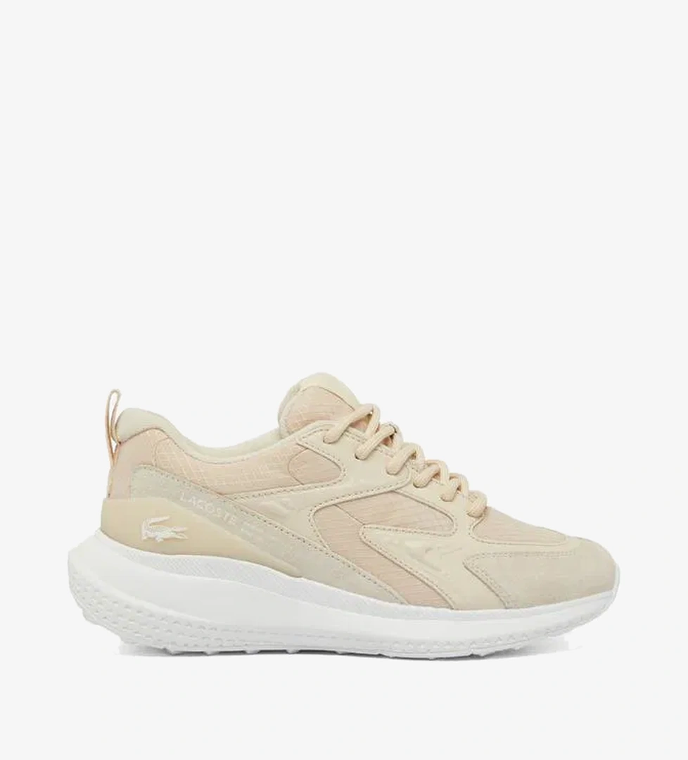 Lacoste L003 Evo Kadın Bej/Beyaz Sneaker