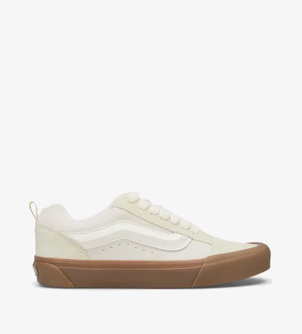 Vans Knu Skool Unisex Krem Sneaker - Görsel 1