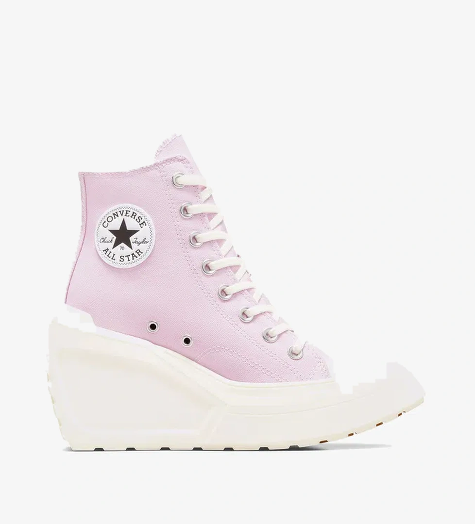Converse Chuck 70 De Luxe Wedge Unisex Pembe Platform Sneaker