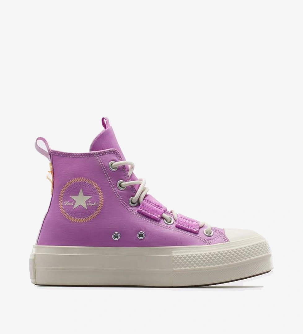 Converse Chuck Taylor All Star Lift Unisex Lila Platform Sneaker - Görsel 1