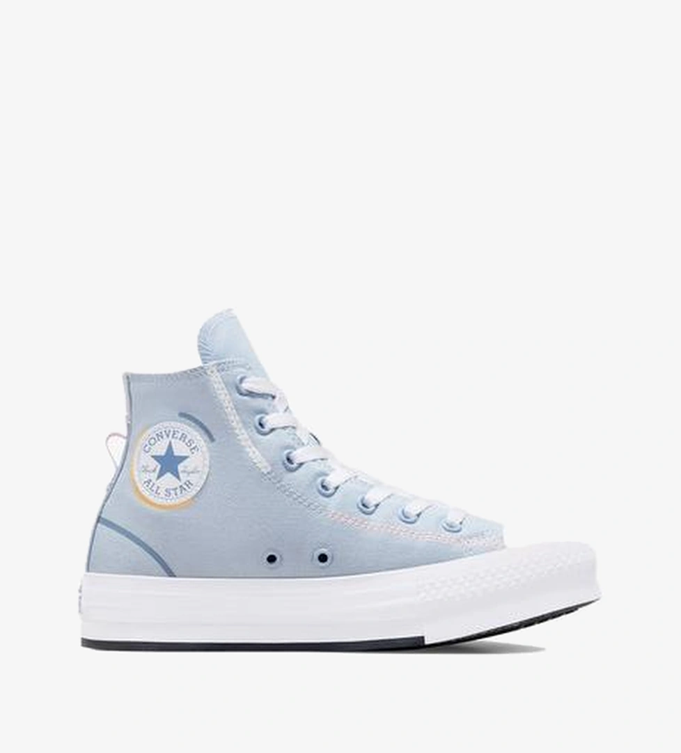 Converse Converse Chuck Taylor All Star Lift Çocuk Gri Platform Sneaker model görseli