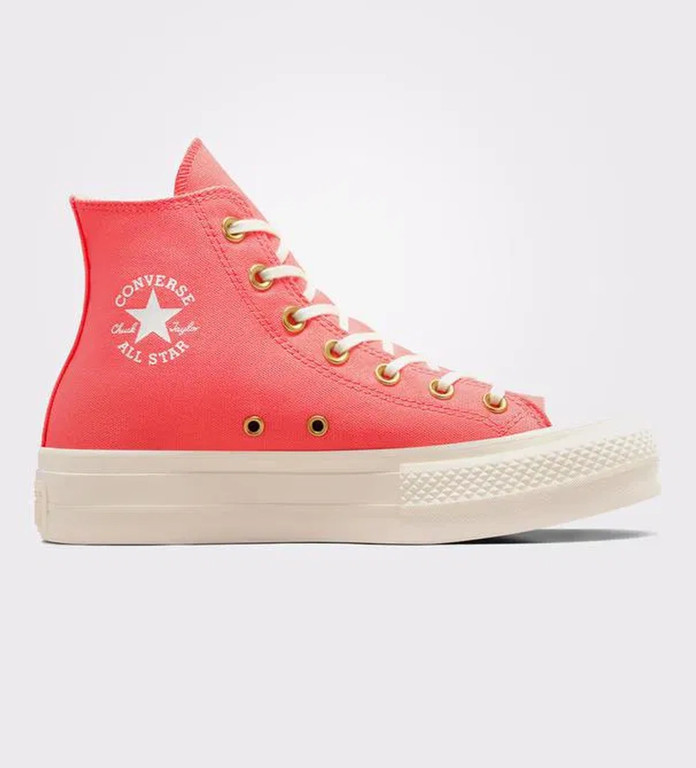 Converse Chuck Taylor All Star Lift Unisex Pembe Platform Sneaker