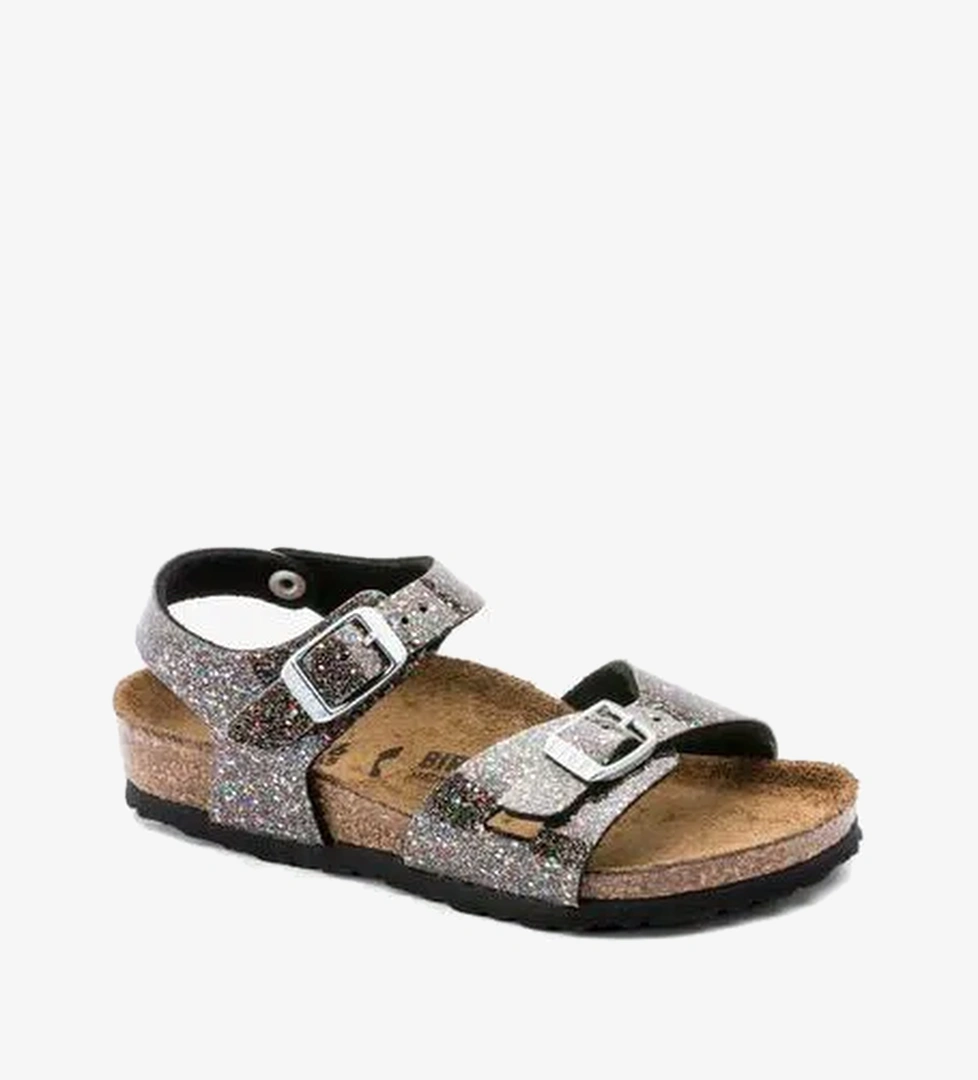 Birkenstock Rio Bf Bebek Siyah Sandalet - Görsel 1
