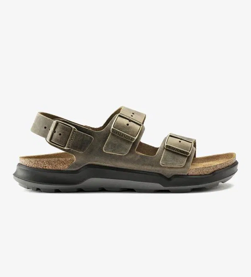 Birkenstock Milano Ct Bf Artic Old Erkek Haki Sandalet