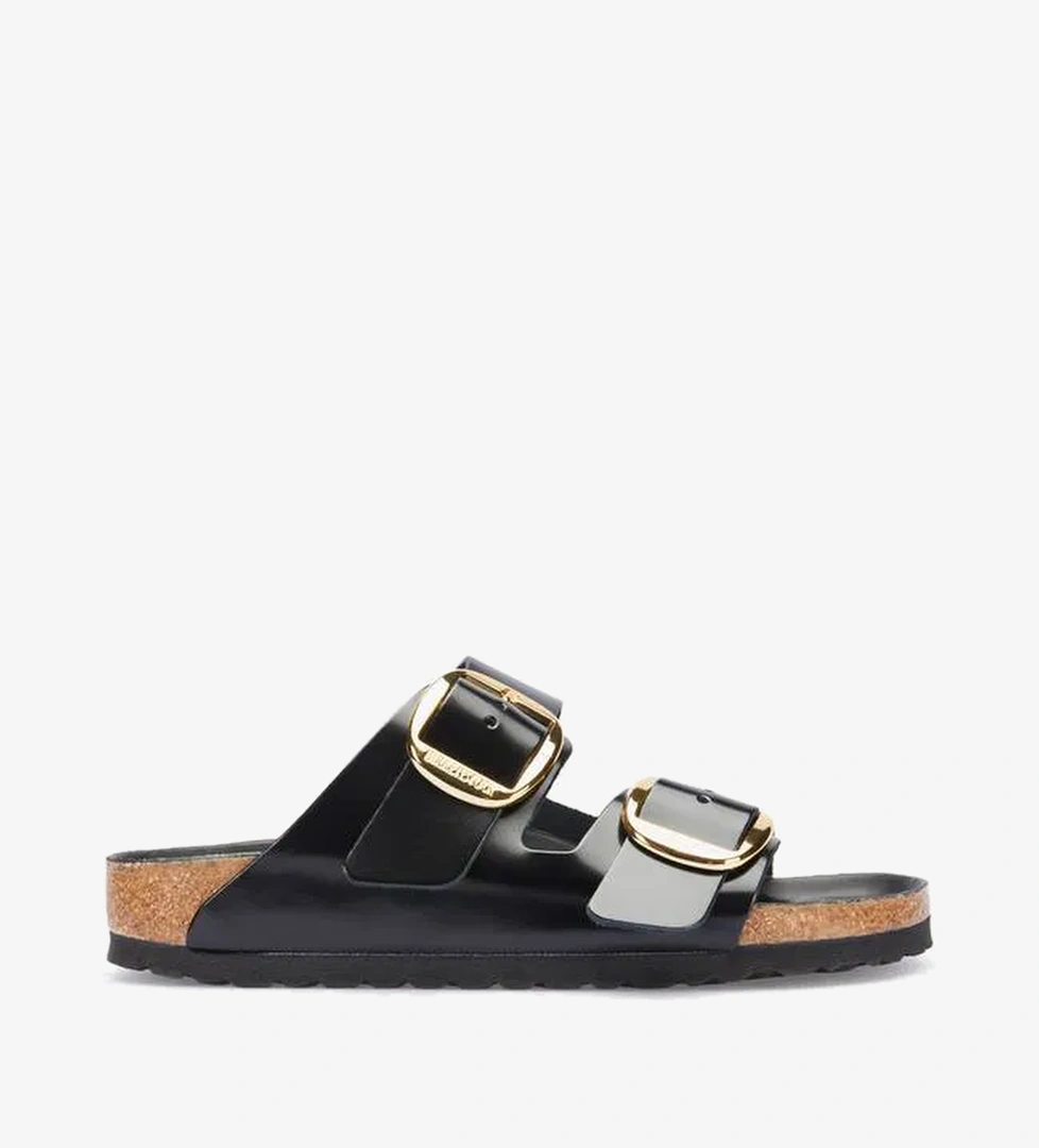 Birkenstock Arizona Big Buckle Nl High Shine Kadın Siyah Terlik