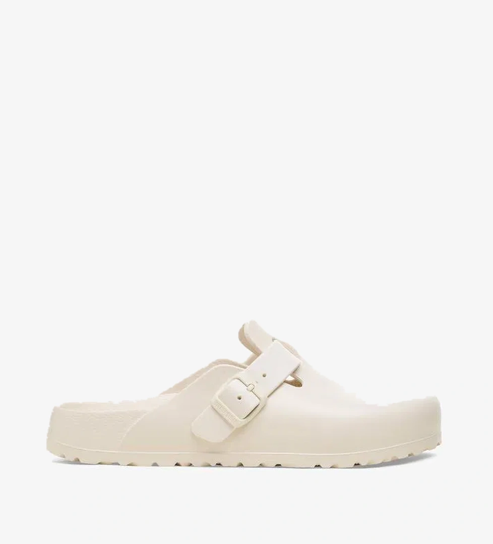 Birkenstock Boston Eva Erkek Krem Terlik